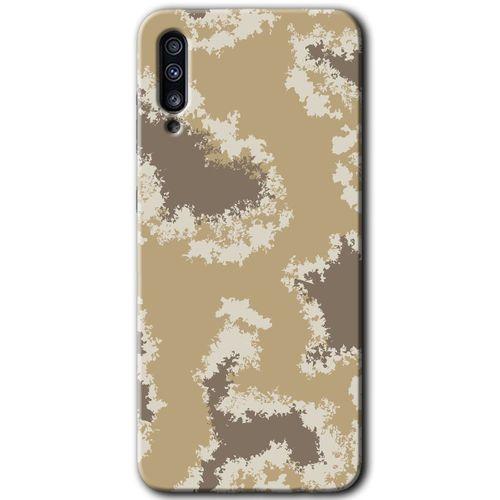 MRCİLETİSİM MRCİLETİSİM Samsung Galaxy A70s Kılıf HD Desen Baskılı Arka Kapak + Temperli Cam - Kamuflaj 33