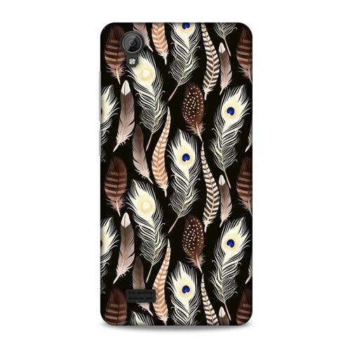 Vestel Venüs V5 Kılıf Desenli Özel Seri Tüyler (8) Baskılı Kılıf