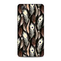 Vestel Venüs V5 Kılıf Desenli Özel Seri Tüyler (8) Baskılı Kılıf