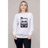 Breaking Bad Heisenberg's 2 Baskılı Beyaz Kadın Sweatshirt
