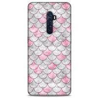 Mermer Desenli (30) Tema Silicone Case Toz Pembe Oppo Reno 2 Kılıf
