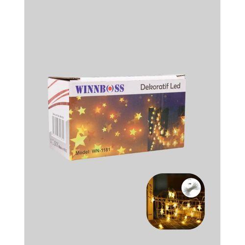 Yıldız Figürlü Led Şerit Işık 5m İç Mekan Dekor Aydınlatma