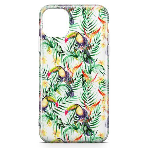 Apple iPhone 11 Kılıf Tropika Arka Kapak Koruma Desenli Full Koruyucu