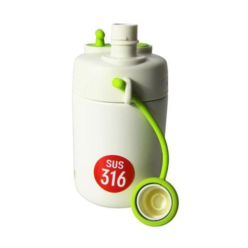 Dodge Çelik Termos Matara Çocuk 450Ml Beyaz
