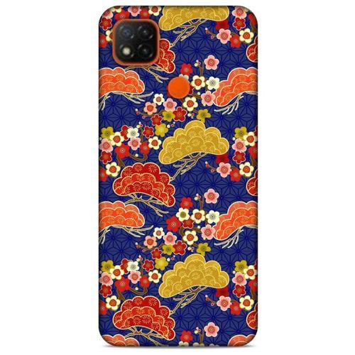 Xiaomi Redmi 9C Kılıf Japonya (50) Shockproof Kılıf Renkli Çiçekler