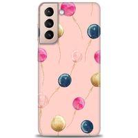 Samsung Galaxy S21 Kılıf HD Baskılı Kılıf - Uçan Balonlar + Tam Ekran Koruyucu