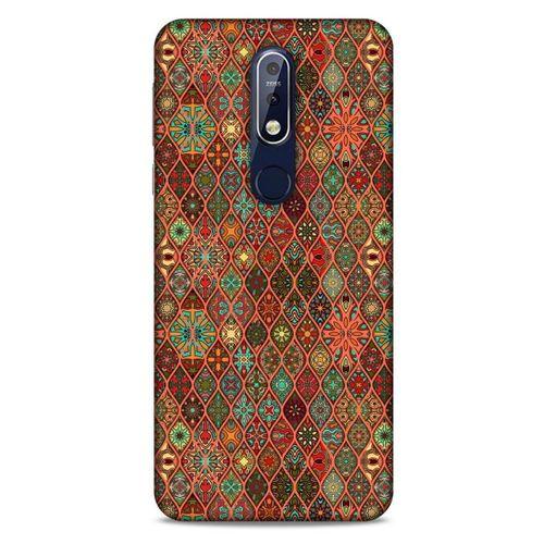 Ethnic Culture (11) Nokia 7.1 Kılıf Silikon Kapak Desenli