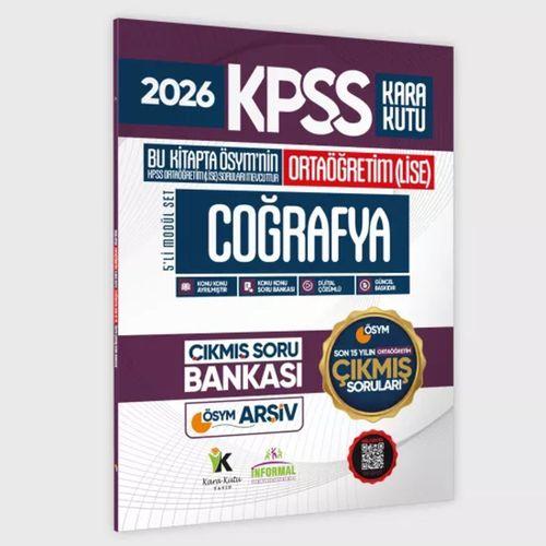 2026 FULLOrtaöğretim KPSS Kara Kutu ÖSYM Çıkmış Soru Bankası 5li Modül Set Son 15 Yıl(Sadece Lise)