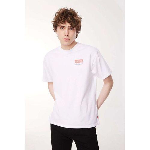 Levis Levis Bisiklet Yaka Baskılı Beyaz Erkek T-Shirt A9440-0000 VINTAGE FIT