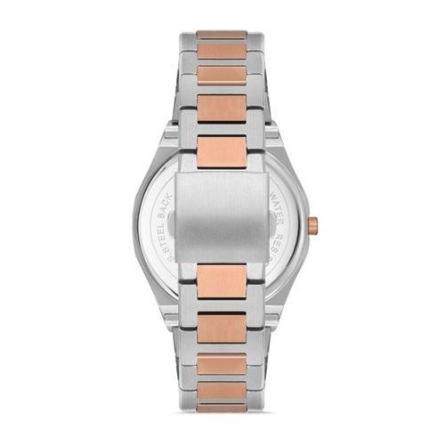 Ferro 41 mm Rose ve Gümüş Çelik Kordon Erkek Kol Saati F40092A-E F40092A-E