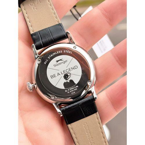 Slazenger Erkek Deri kordon Bileklik Hediyeli 2 Yıl Garantili Suya Dayanıklı Kol Saati VS.BLKT.0759