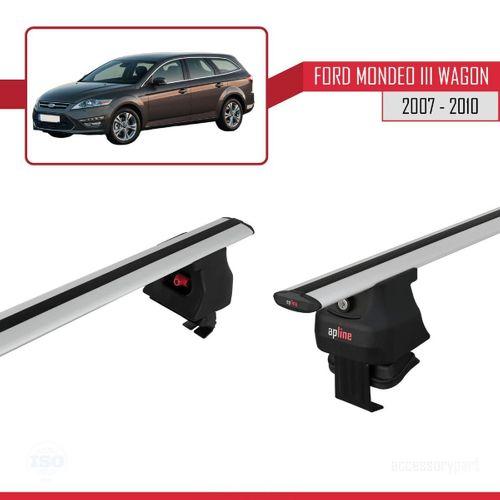 Ford Mondeo III Wagon 2007-2010 Arası ile uyumlu ACE-4 Ara Atkı Tavan Barı GRİ