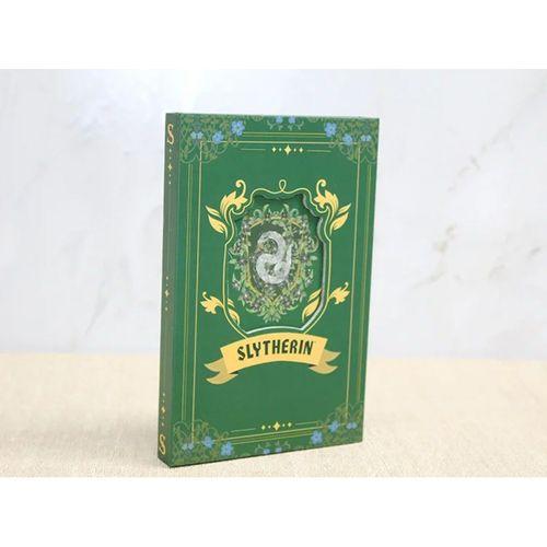 Harry Potter Slytherin Deri Defter