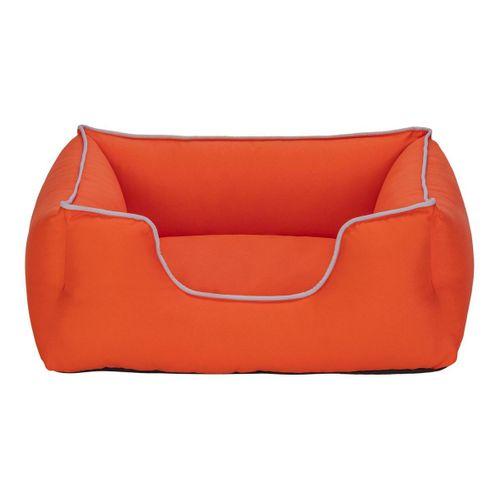 Pet Comfort Alpha  Kedi ve Köpek Yatağı Turuncu w Beyaz Biye S 60x50cm