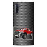 Lopard Samsung Galaxy Note 10 Uyumlu Kılıf PickUpX (15) Antişok Kılıf Kırmızı Siyah