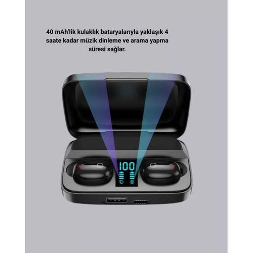 Tws Bluetooth Kulaklık 1800mah Şarj Kutulu Dijital Ekranlı