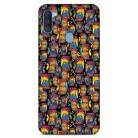 Lopard Samsung Galaxy A11 Uyumlu Kılıf Soyut Sanat (27) Baskılı Tasarımlı Kılıf