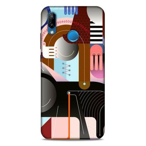 Lopard Huawei P20 Lite Uyumlu Kılıf Soyut Sanat (18) Desenli Telefon Kılıfları