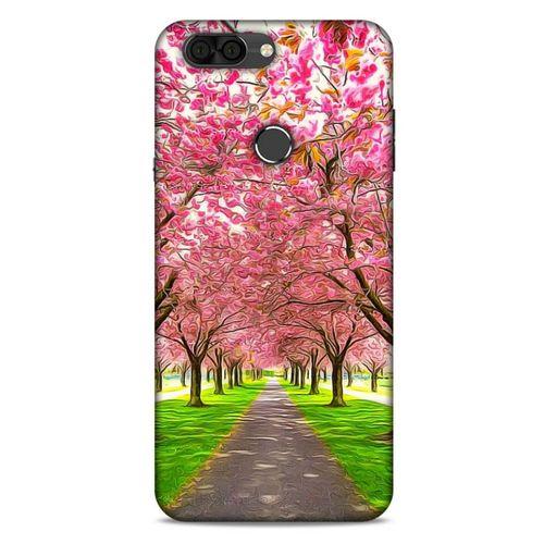 Lopard Vestel Venüs V6 Uyumlu Kılıf Bahar (42) Rugged Armor Kılıf Pembe Ağaç