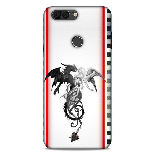 Lopard Vestel Venüs V6 Uyumlu Kılıf Tattoo's (49) Ultra Silikon Kılıf Dragon Love