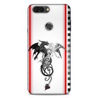 Lopard Vestel Venüs V6 Uyumlu Kılıf Tattoo's (49) Ultra Silikon Kılıf Dragon Love
