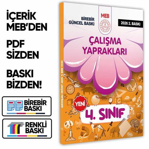 2026 MEB İlkokul 4 Sınıf Çalışma Yaprakları TÜM DERSLER Etkinlikli Eğlenceli S Bankası BASKI ÜCRETİ