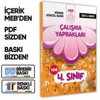 2026 MEB İlkokul 4 Sınıf Çalışma Yaprakları TÜM DERSLER Etkinlikli Eğlenceli S Bankası BASKI ÜCRETİ