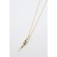 Timsah Kolye - Altın