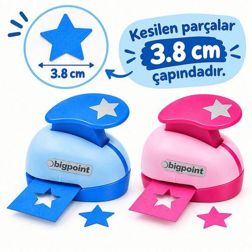 Bigpoint Şekilli Delgeç 3.8cm Yıldız