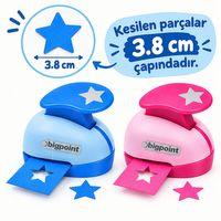 Bigpoint Şekilli Delgeç 3.8cm Yıldız