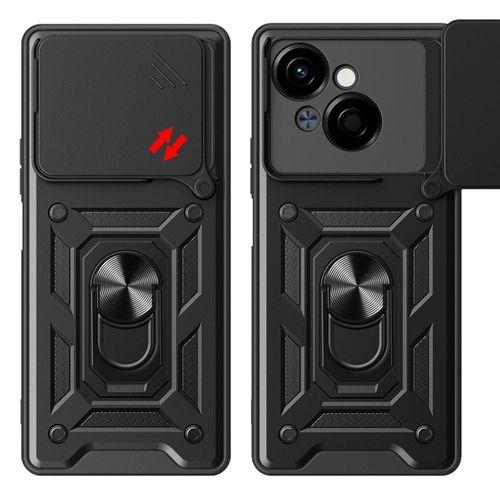 Tecno Spark Go 1 2025 Kılıf Magnetik Standlı Kamera Korumalı Zore Sürgülü Vega Kapak