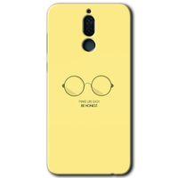 Huawei Mate 10 Lite Kılıf HD Desen Baskılı Arka Kapak + Temperli Cam - Be Honest