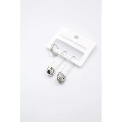 3'lü Filkete Küpe - Gümüş