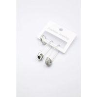 3'lü Filkete Küpe - Gümüş