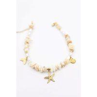 Doğal Taş Halhal - Altın