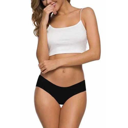 2 Adet Kadın Dikişsiz Lazer Kesim Esnek İz yapmayan Külot S4