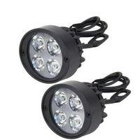 KNMASTER Knmaster Badger 12W Ayna Bağlantılı Motosiklet Sis Farı