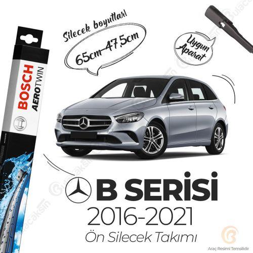 Bosch Aerotwin Muz Silecek Takımı Mercedes B180 W246 2016-2020 ile uyumlu