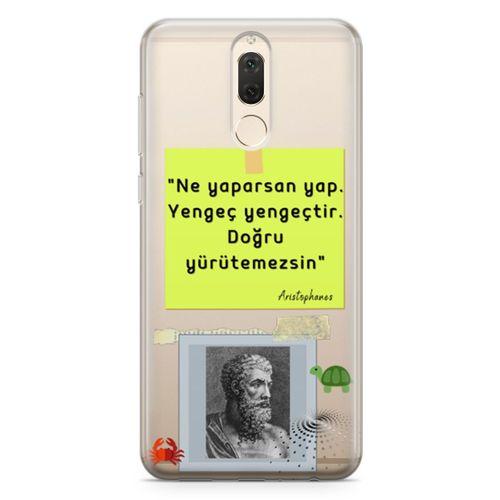 Huawei Mate 10 Lite Kılıf Caps Aristophanes Arka Kapak Koruma Desenli Full Koruyucu