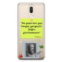 Huawei Mate 10 Lite Kılıf Caps Aristophanes Arka Kapak Koruma Desenli Full Koruyucu