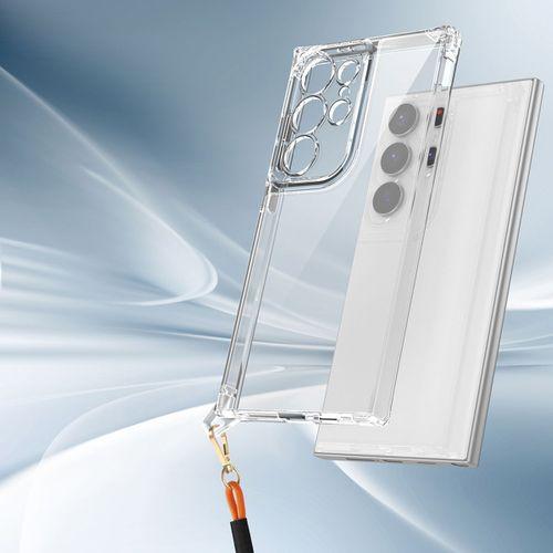 Galaxy S24 Ultra Kılıf Airbagli Takılabilir Askı Aparatlı Zore Snap Silikon Kapak