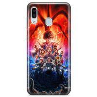 Samsung Galaxy A40 Kılıf Sranger Things Arka Kapak Koruma Desenli Full Koruyucu