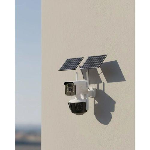 Solar Enerjili 4g Kablosuz Güvenlik Kamerası 12000mah Bataryalı