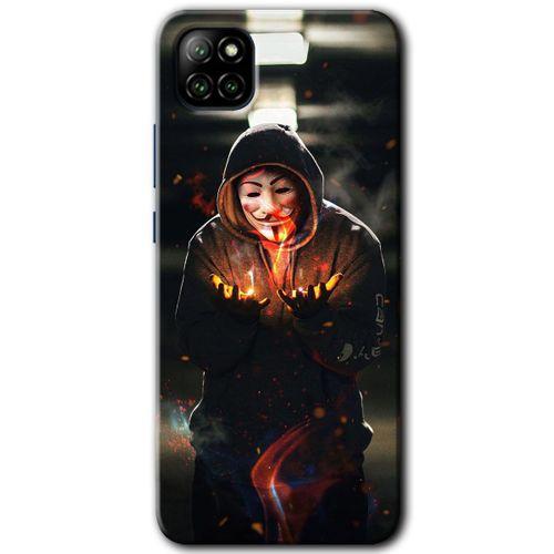 Casper Via E30 Kılıf HD Desen Baskılı Arka Kapak - V for Fire