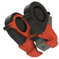 FT-6 Çift Ekstrüder Çift Fan Braketi-3712150
