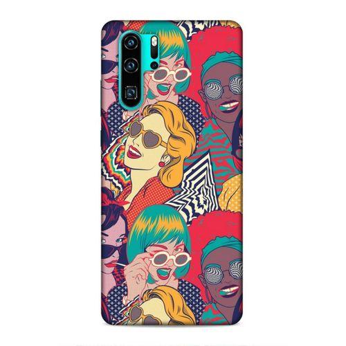 Huawei P30 Pro Uyumlu Kılıf Face'X 22 Tam Koruma Kılıfı Gözlüklü