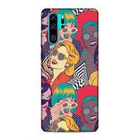 Huawei P30 Pro Uyumlu Kılıf Face'X 22 Tam Koruma Kılıfı Gözlüklü