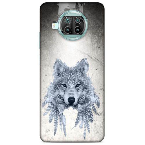 Lopard Xiaomi Mi 10T Lite 5G Uyumlu Kılıf Tattoo's (48) Bumper Kılıf Kızılderili Kurt