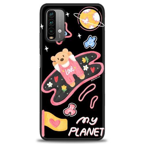 Xiaomi Redmi 9T Kılıf HD Baskılı Kılıf - My Planet + Tam Ekran Koruyucu