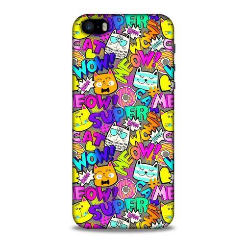 Graffitix (12) Desenli Silikon Kapak Apple Iphone 5S Kılıf
